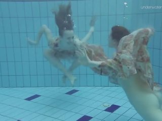 Anna Netrebko and Lada Poleshuk Underwater Lesbos