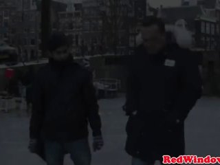 Amsterdam strumpet banged by client