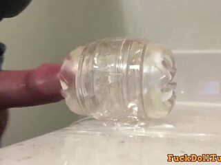 Quickie with my Fleshlight Quick Shot