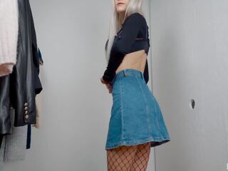 Teen whore got a Huge Cumshot in the Fitting Room - Eva | xHamster