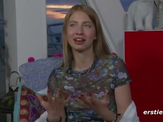 Stunning Teen Ellie Fingers herself to Orgasm