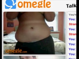 Black darling In White Shirt shows It All On Omegle