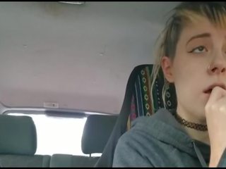 In Public With Vibrator and Having an Orgasm While Driving
