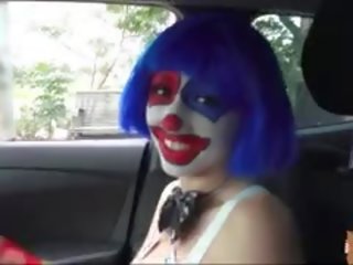 Fantastic sedusive Clown Gives A Head And Fucked