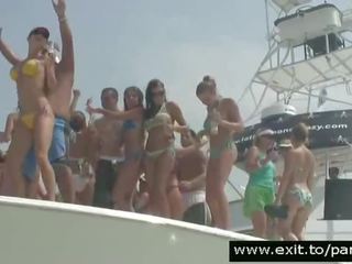 Hundreds At libidinous Teens At Public Boat Party