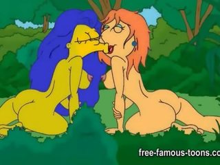 Simpsons dirty movie parody