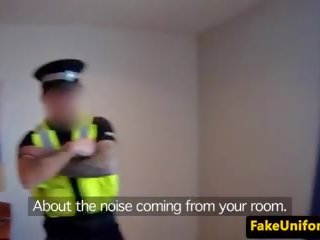 Policemen Pussyfuck Noisy Hotel Guest in Trio: Free porn 04